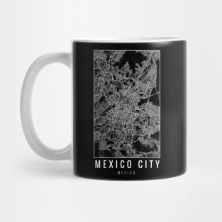 Mexico City Minimalist Map Mug